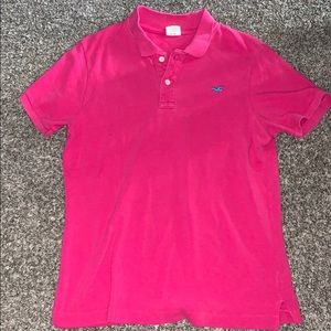 Hot pink polo